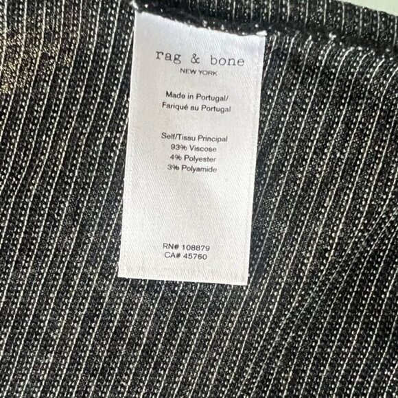 Rag & Bone Silver Metallic Tank Top - Picture 12 of 12